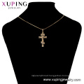 34024 xuping gold cross fashion Environmental Copper religious pendant